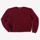 Shaker Knit Crewneck Sweater image number null