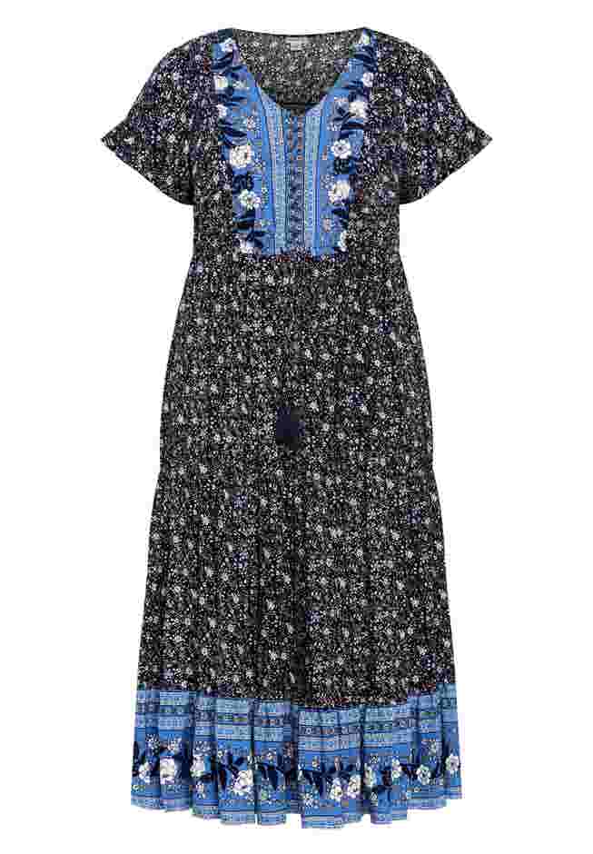 Sandy Border Print Dress image number 2