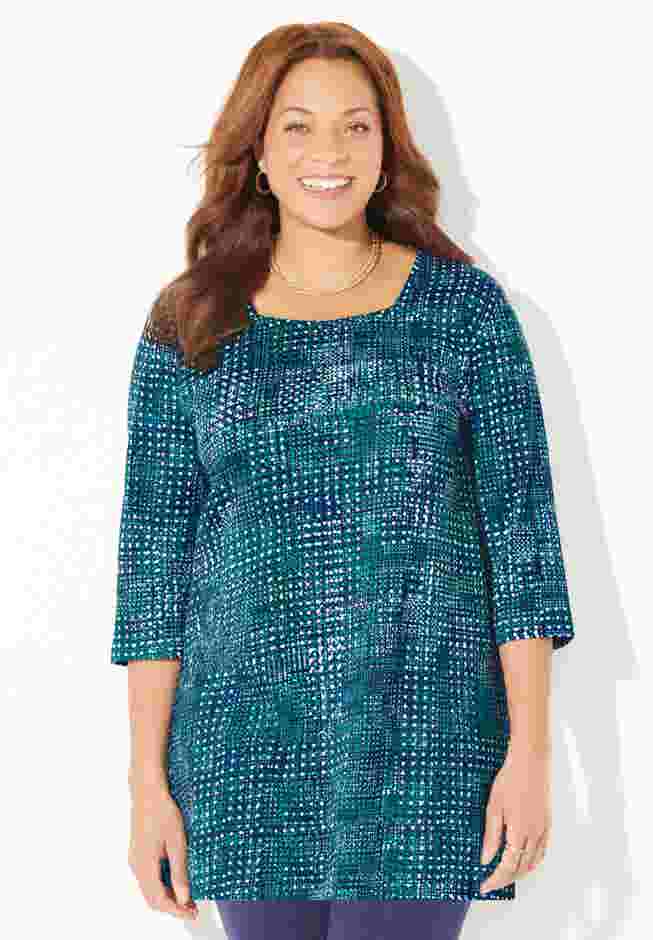 Easy Fit Squareneck Tunic image number 2