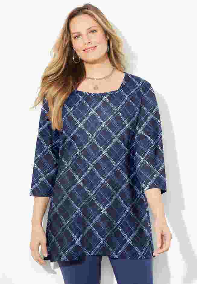 Easy Fit Squareneck Tunic image number 0