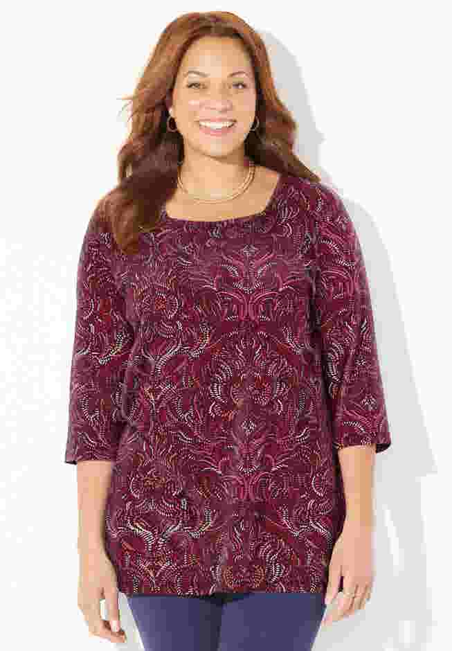 Easy Fit Squareneck Tunic image number 0