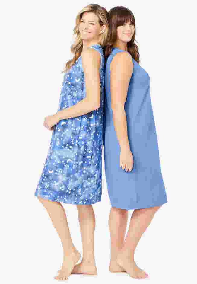 2-Pack Sleeveless Sleepshirt image number 2