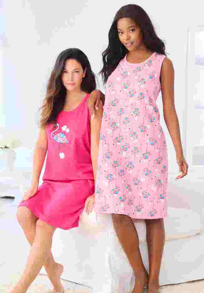 2-Pack Sleeveless Sleepshirt image number 3