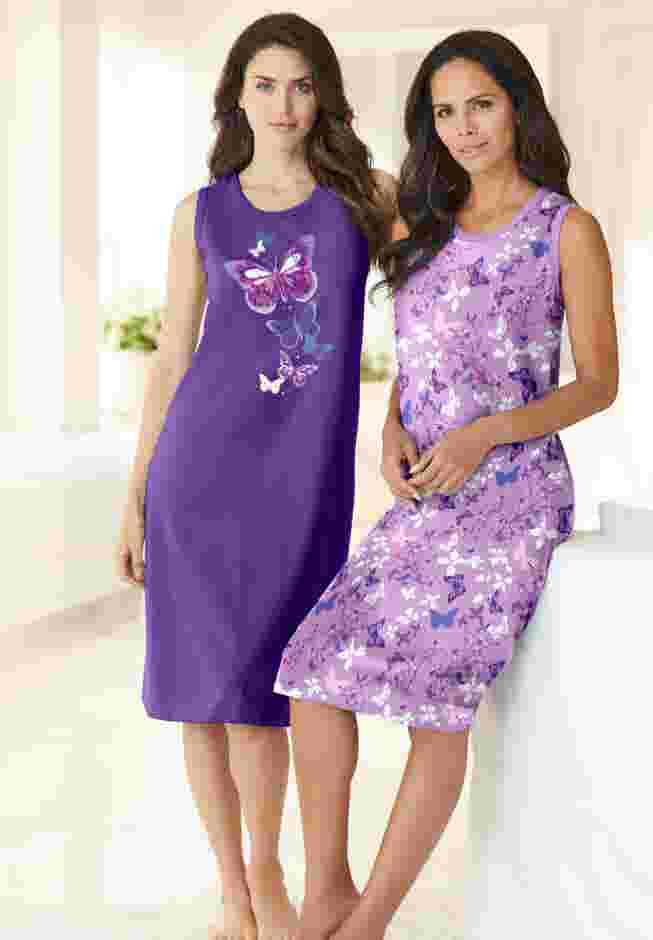 2-Pack Sleeveless Sleepshirt image number 5