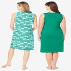 2-Pack Sleeveless Sleepshirt image number 1