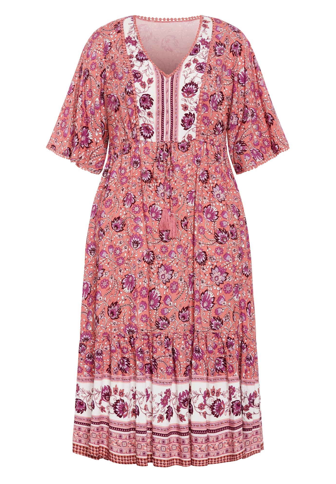 Utopia Border Print Dress image number 2