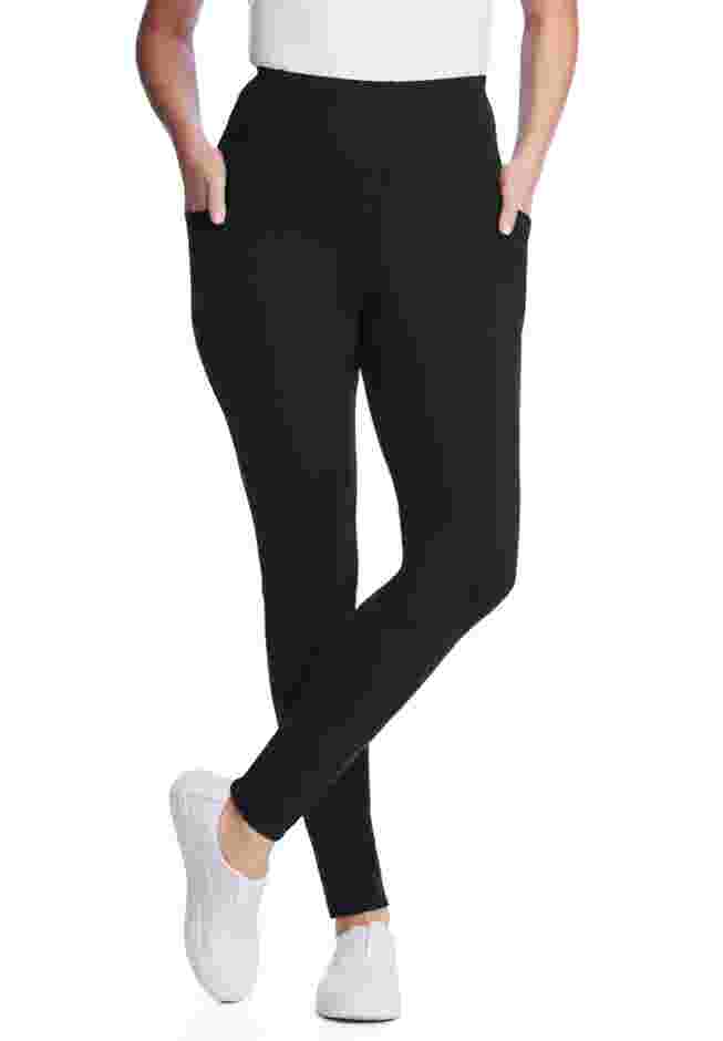 Stretch Cotton Pocket Legging image number 4