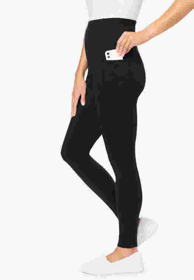 Stretch Cotton Pocket Legging image number 3