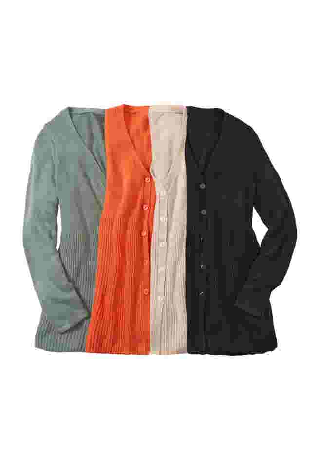 Babydoll Cardigan Sweater image number 1