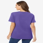 Perfect Short-Sleeve V-Neck Tee image number null