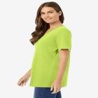 Perfect Short-Sleeve V-Neck Tee image number null