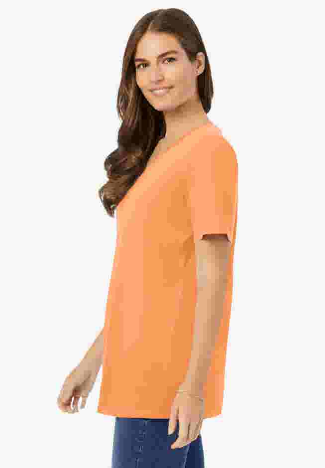 Perfect Short-Sleeve V-Neck Tee image number 2
