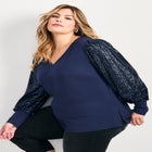 Glam Sequin Sleeve Top image number 2