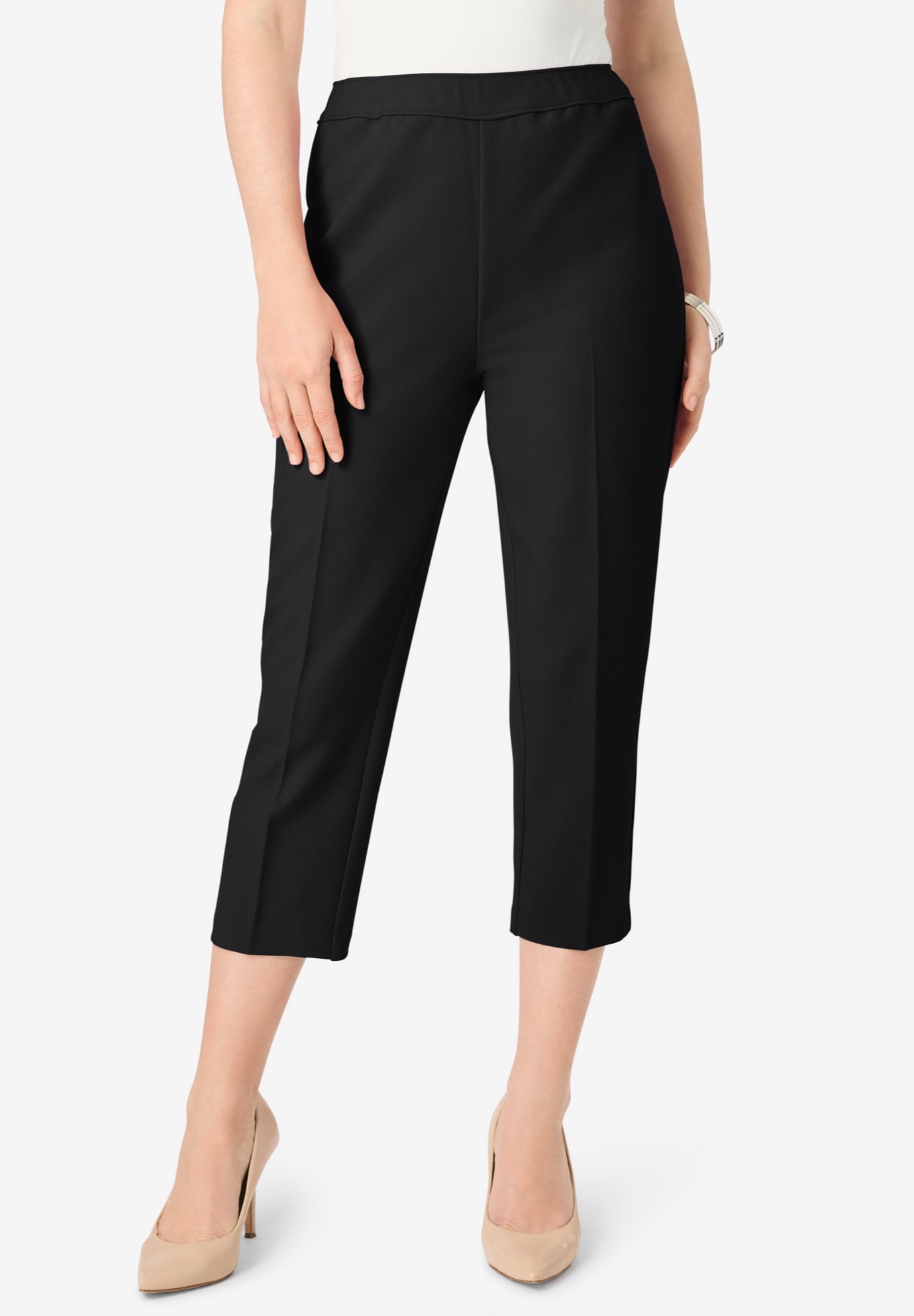 Plus Size Bend Over&reg; Capri Pant image number 1