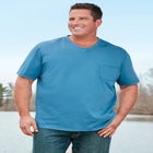 Heavyweight Pocket V-Neck Tee image number null