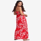 Knit Surplice Maxi Dress image number null