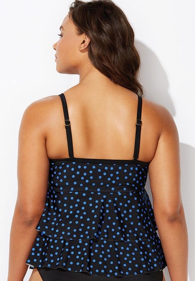 Tiered Tankini Top image number null