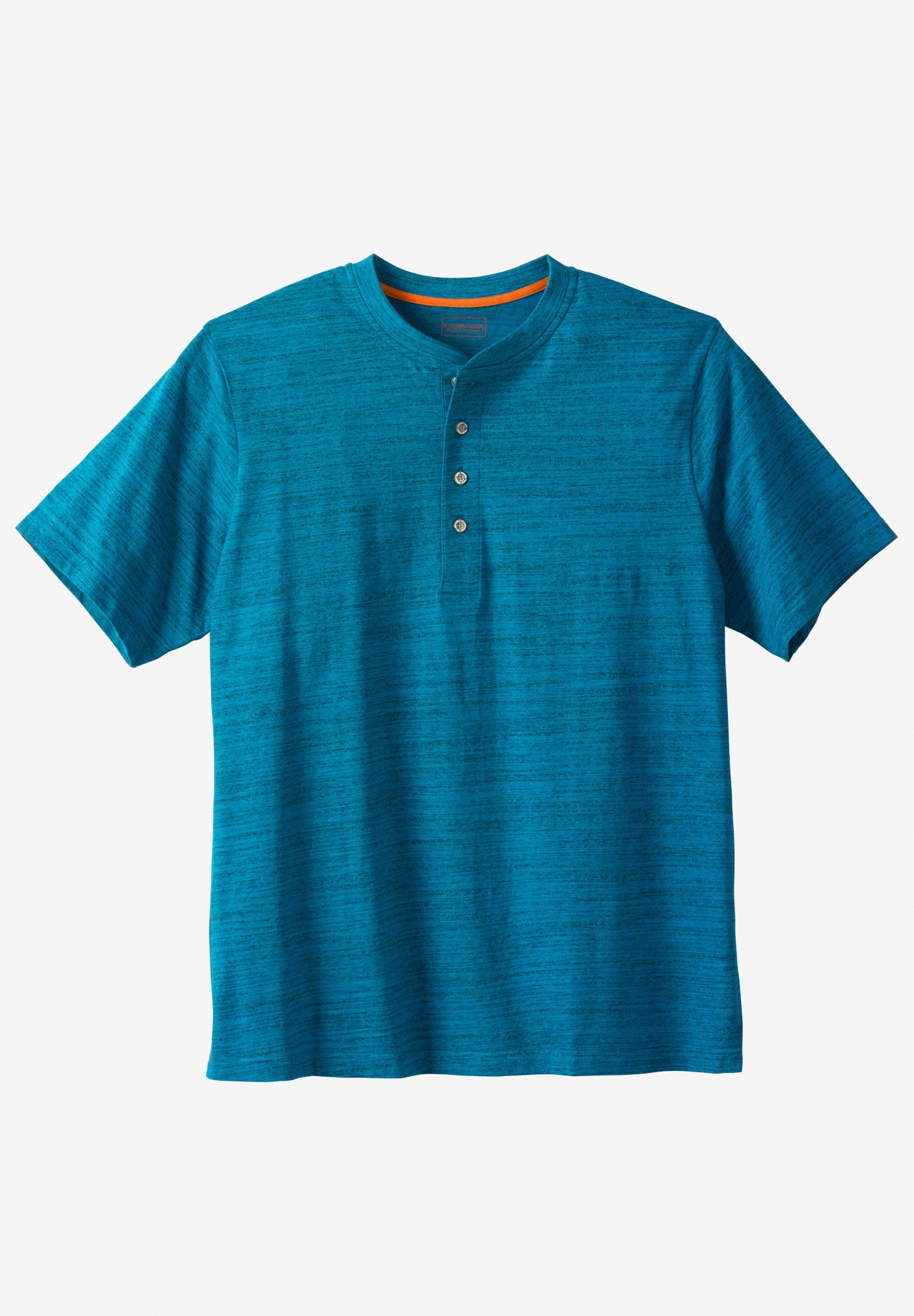 Heavyweight Short-Sleeve Henley Shirt image number 0