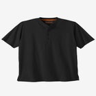 Heavyweight Short-Sleeve Henley Shirt image number null
