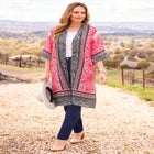 Luxe Georgette Long Kimono image number null