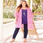 Luxe Georgette Long Kimono image number null
