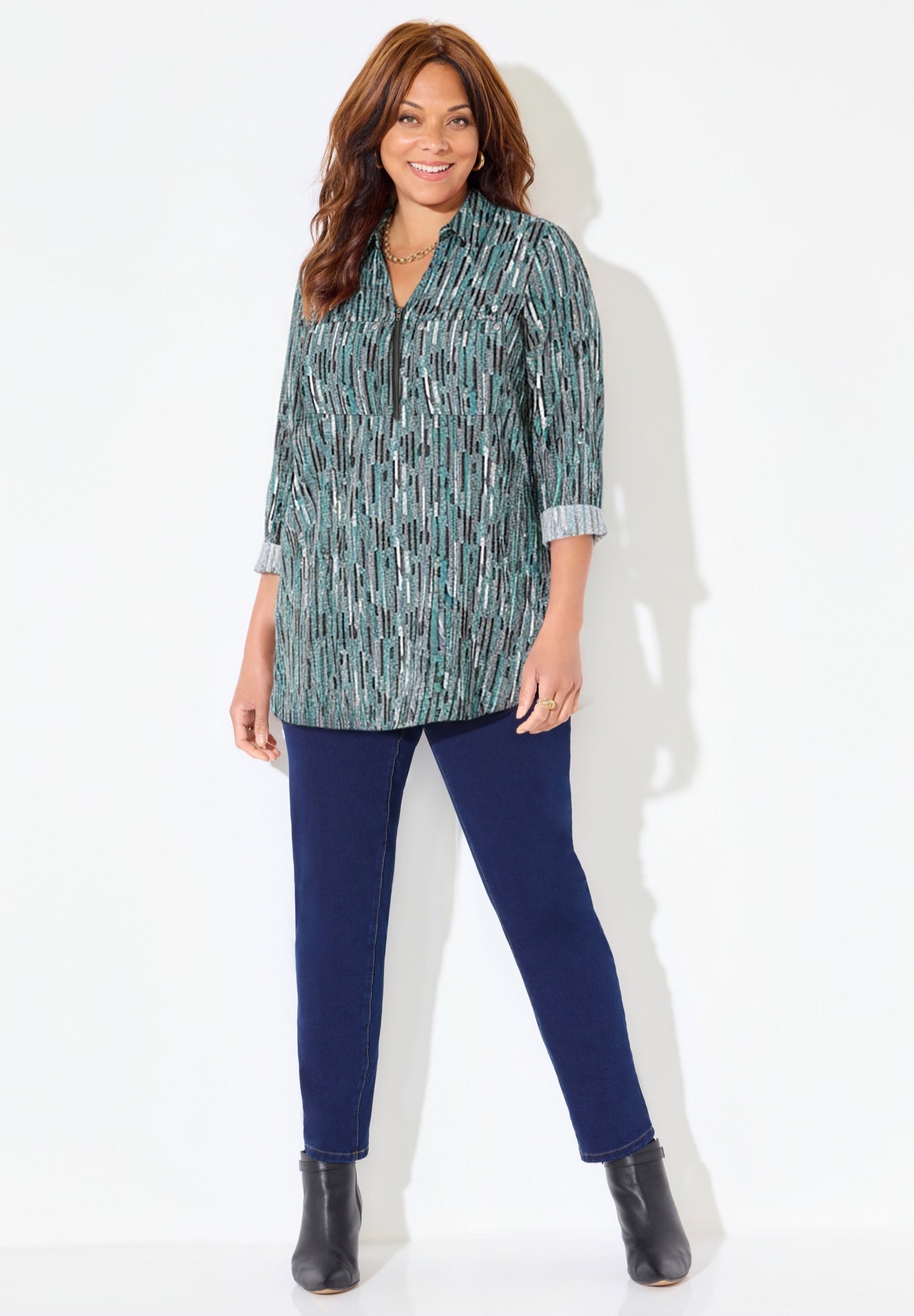 Breezeway Half-Zip Tunic image number 1