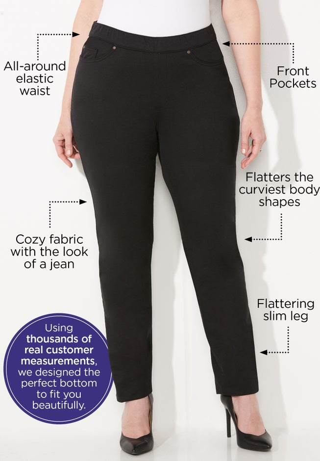 The Curvy Knit Jean image number 2