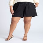 Easy Pull On Linen Blend Short image number null