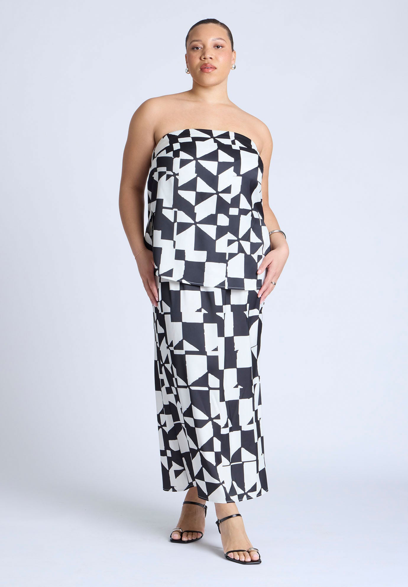 Satin Maxi Skirt image number 0