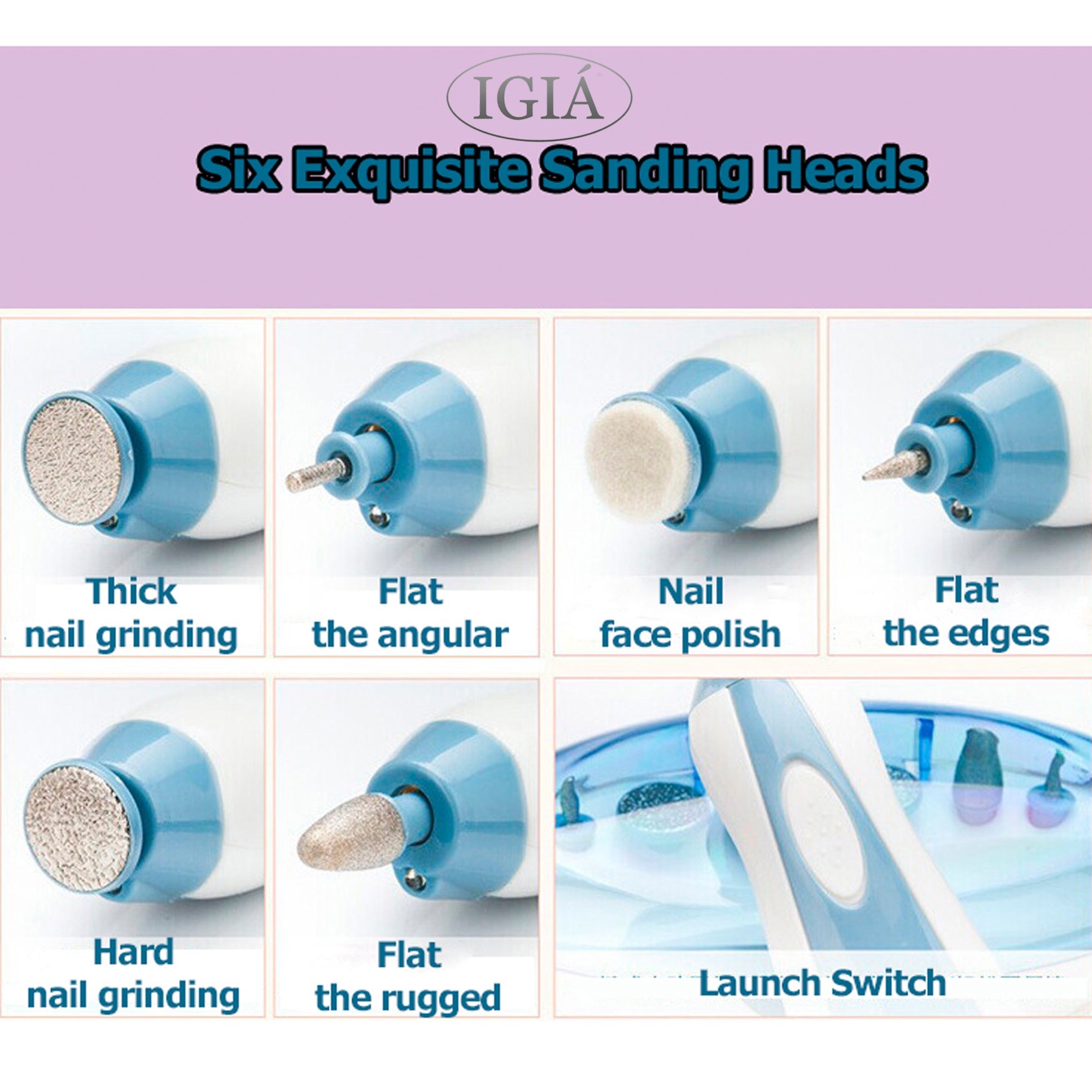 IGIA Platinum Nails 6-In-1 Nail Clipper image number 5