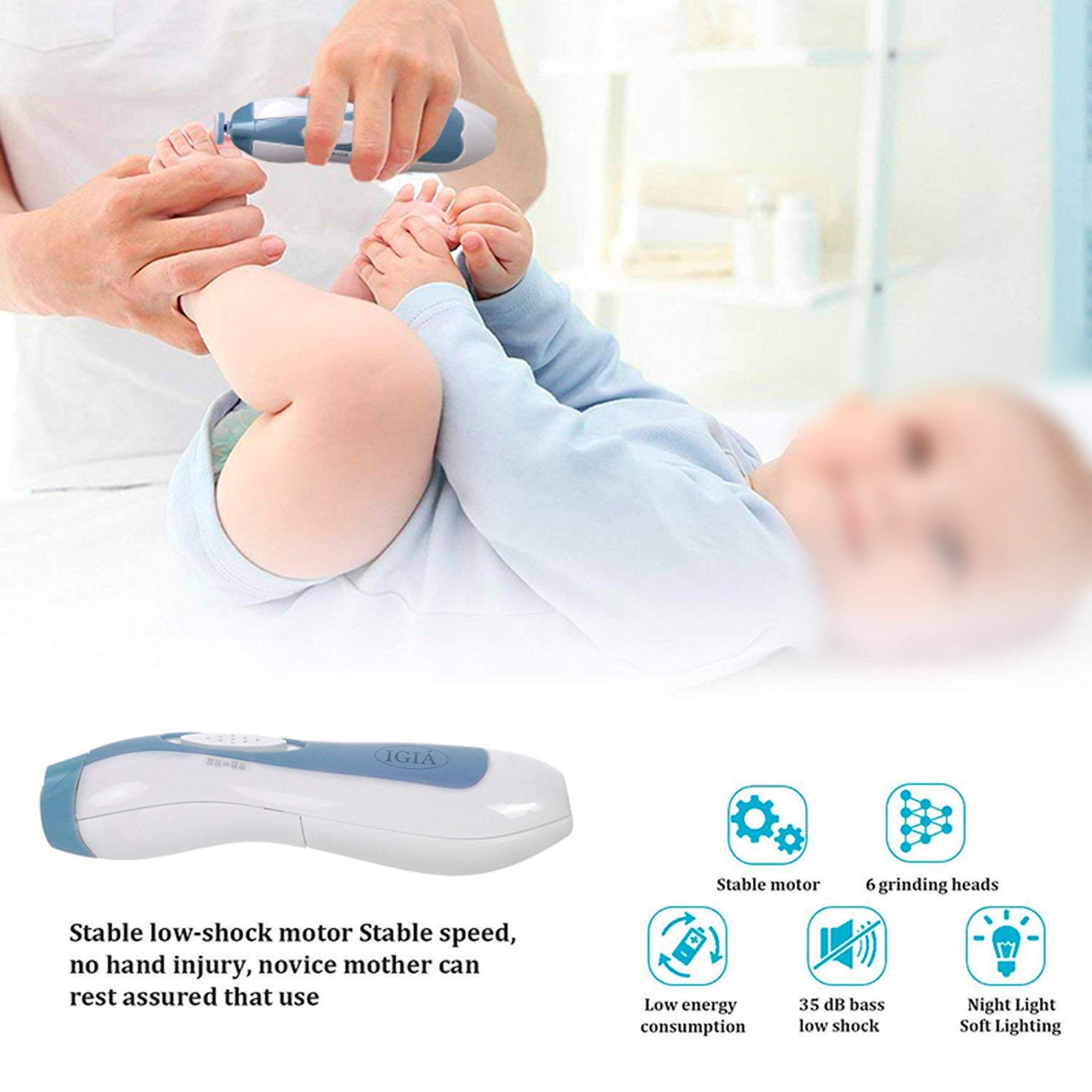 IGIA Platinum Nails 6-In-1 Nail Clipper image number 8