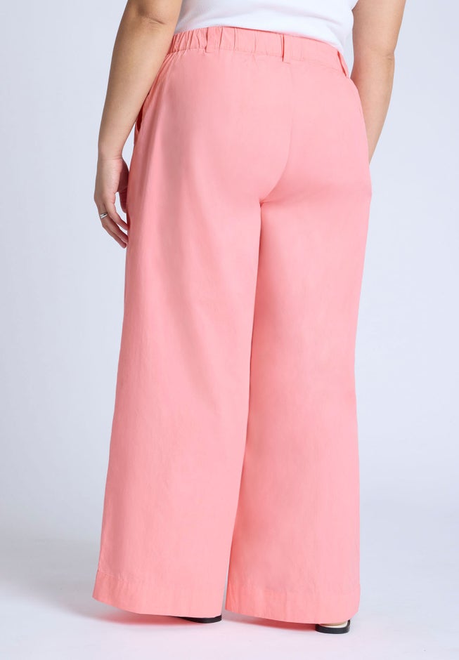 Wide Leg Cotton Pant image number null