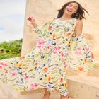 Sleeveless Crinkle Dress image number null