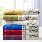 Ava Oversized Embroidered Cotton Quilt image number null