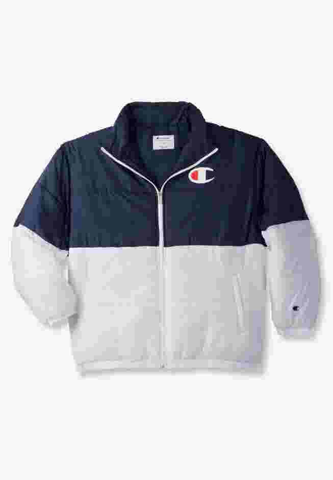 CHAMPION® COLORBLOCK PUFFER JACKET image number 0