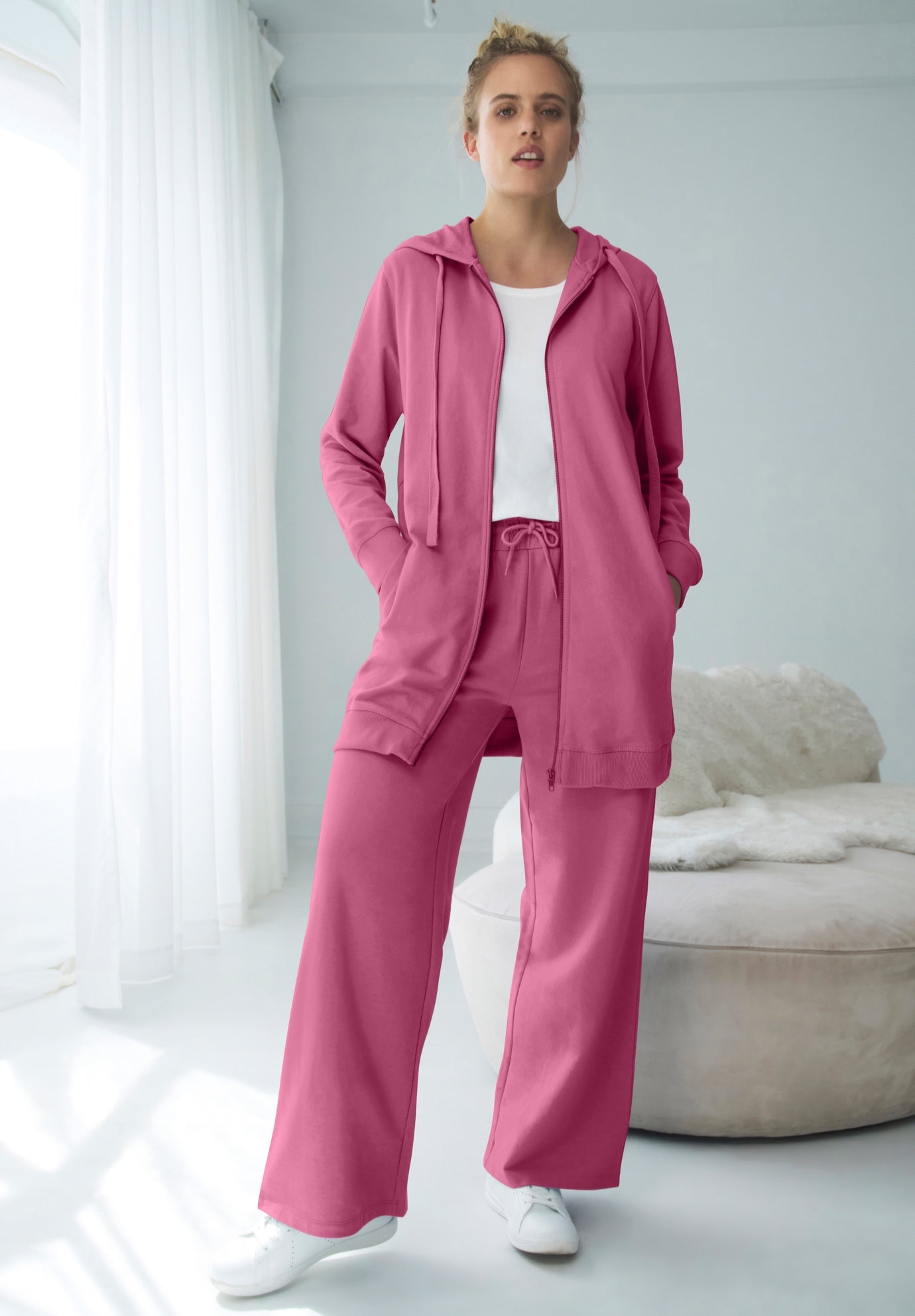 Wide Leg French Terry Sweatpant image number 0