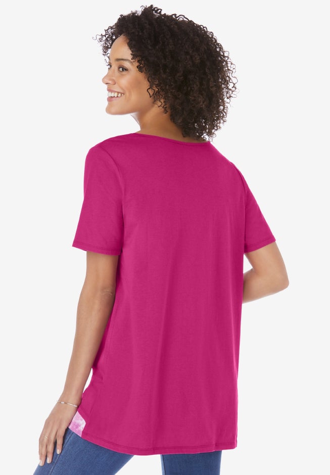 Layered-Look Print Tunic image number 1