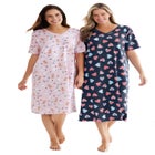 Long Print Sleepshirt image number null