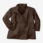 Leather Swing Coat image number null