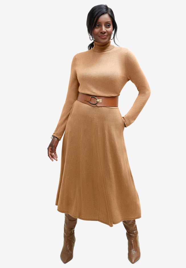 A-Line Cashmere Skirt image number 3