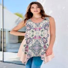 Handkerchief Hem Tunic Tank image number null