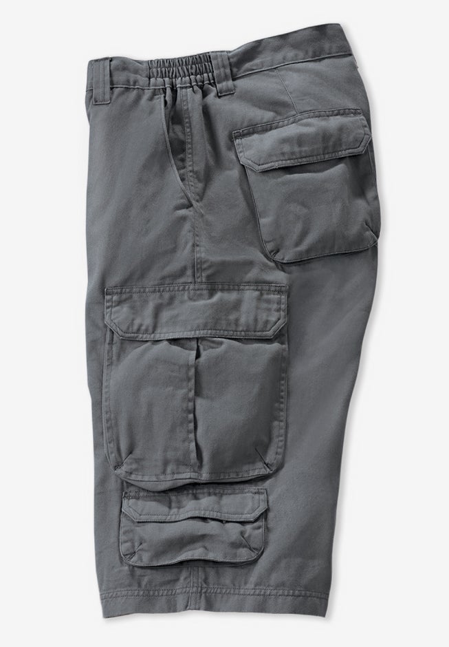 14" Side Elastic Cargo Shorts image number 3