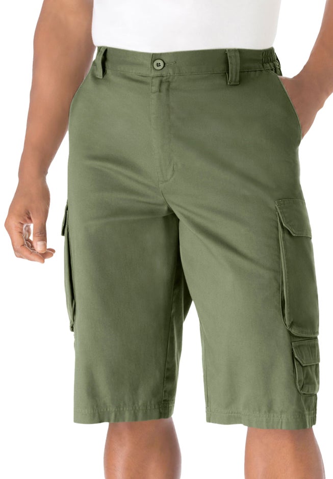 14" Side Elastic Cargo Shorts image number 4
