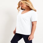 Short-Sleeve V-Neck One + Only Tee image number null