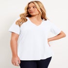 Short-Sleeve V-Neck One + Only Tee image number null