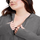 Zip-Up French Terry Hoodie image number null