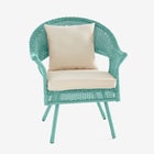 Roma Hand-Woven Resin Wicker Stacking Chair image number null