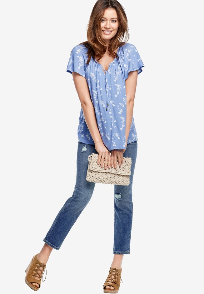 Flutter Sleeve Blouse image number 3