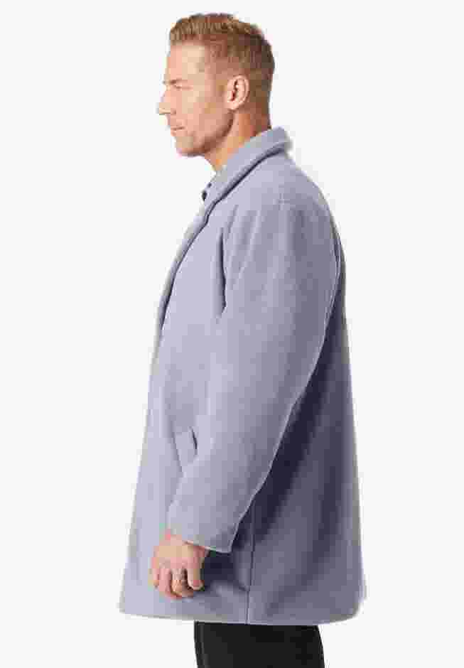 Fleece peacoat image number 2