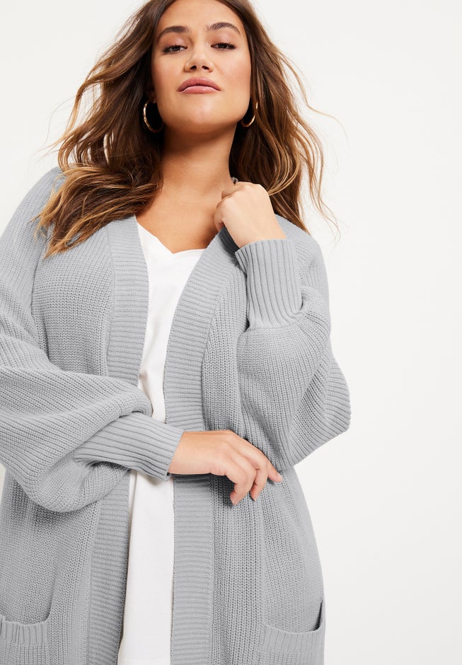 Open-Front Cardigan image number 4